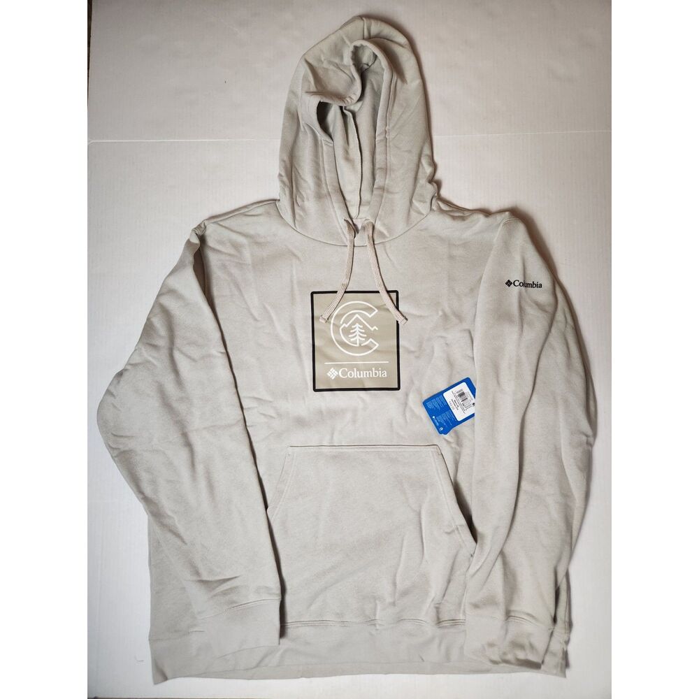 Columbia Trek Graphic Hoodie Men's 2XL 2X Dark Stone